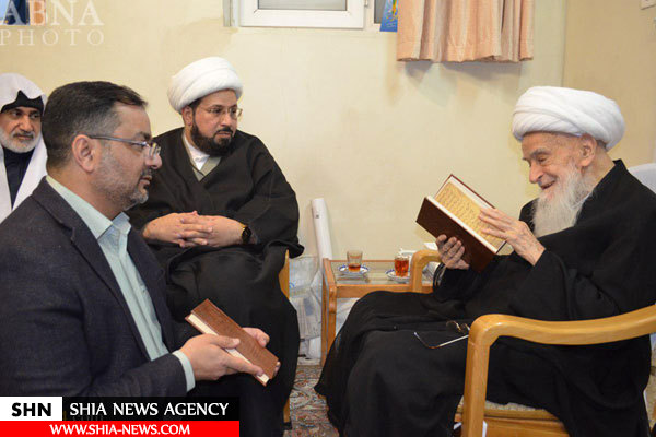 دیدار محققان عراقی با آیتالله العظمی صافی گلپایگانی دیدار محققان عراقی با آیتالله العظمی صافی گلپایگانی