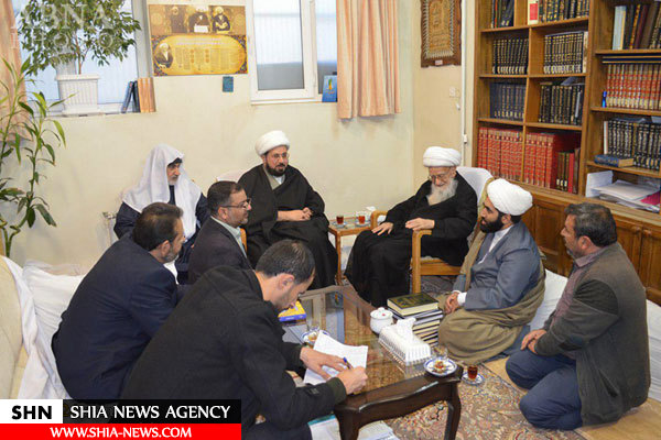 دیدار محققان عراقی با آیتالله العظمی صافی گلپایگانی دیدار محققان عراقی با آیتالله العظمی صافی گلپایگانی