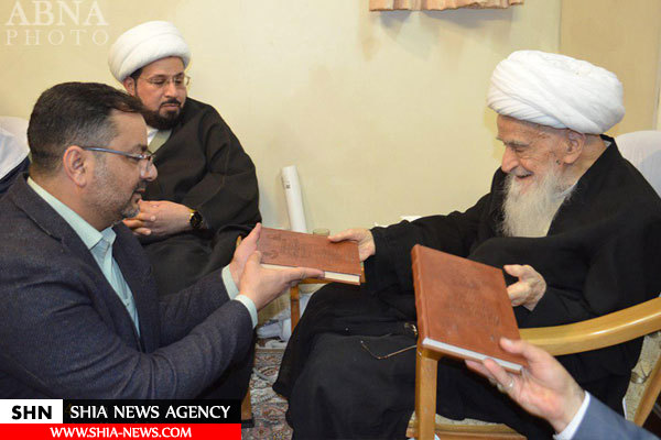 دیدار محققان عراقی با آیتالله العظمی صافی گلپایگانی دیدار محققان عراقی با آیتالله العظمی صافی گلپایگانی