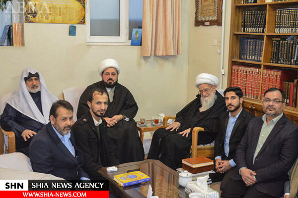 دیدار محققان عراقی با آیتالله العظمی صافی گلپایگانی دیدار محققان عراقی با آیتالله العظمی صافی گلپایگانی