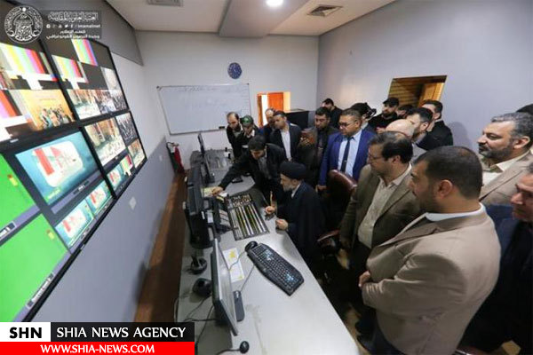 شبکه ماهواره‌ای آستان علوی افتتاح شد