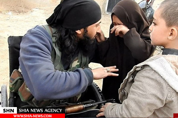 وداع یک داعشی با فرزندانش پیش از انجام حمله انتحاری+ تصاویر