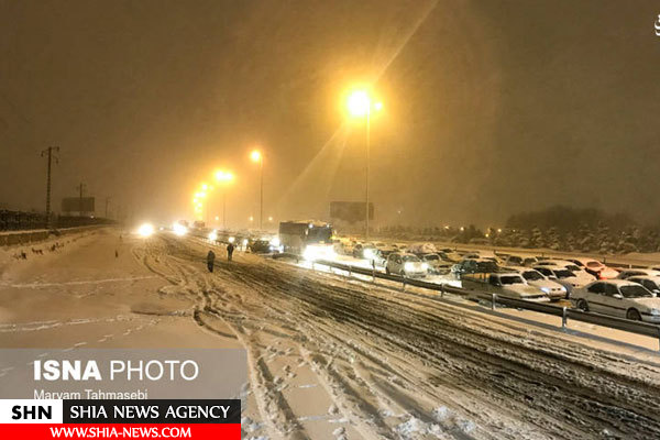 تصاویر بارش برف در جاده های کشور تصاویر بارش برف در جاده های کشور