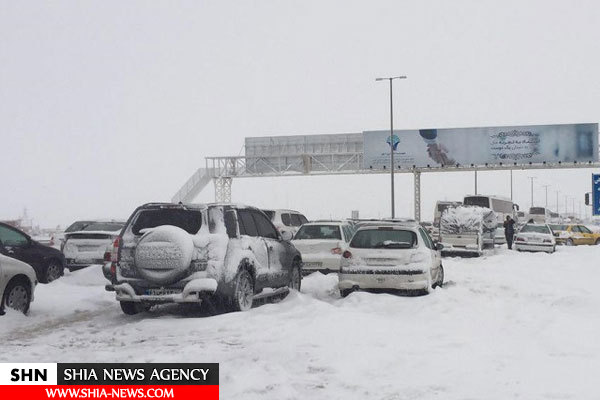 تصاویر بارش برف در جاده های کشور