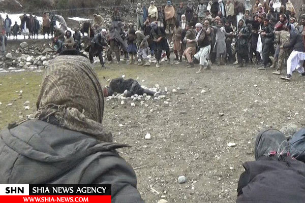 داعش یک مرد را در ننگرهار افغانستان سنگسار کرد + تصاویر