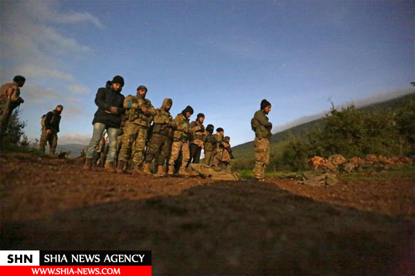 تصاویرحضور همپیمانان ارتش ترکیه در نزدیکی شهر عفرین