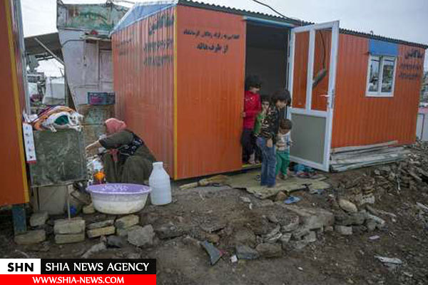 تصاویر زندگی روزمره مردم شهر زلزله زده ثلاث باباجانی