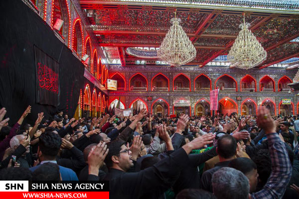 تصاویر عزاداری رحلت حضرت ام البنین در حرم حضرت عباس(ع)