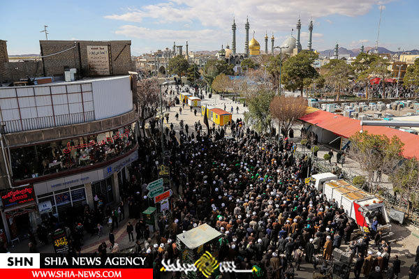 دسته عزاداری آیت الله صافی گلپایگانی در روز شهادت حضرت زهرا(س)