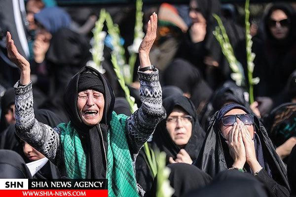اجتماع بزرگ عزاداران فاطمی در میدان فاطمی تهران