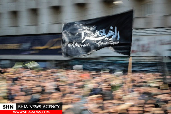 اجتماع بزرگ عزاداران فاطمی در میدان فاطمی تهران