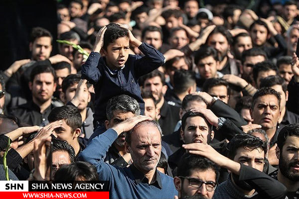 اجتماع بزرگ عزاداران فاطمی در میدان فاطمی تهران