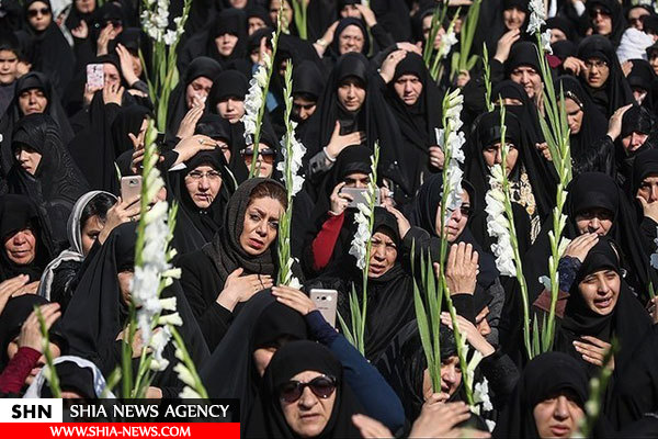 اجتماع بزرگ عزاداران فاطمی در میدان فاطمی تهران