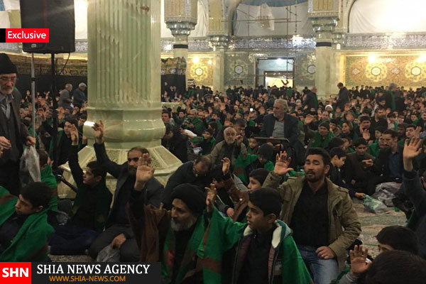 اختصاصی عزاداری بزرگ فرزندان فاطمی با حضور سه هزار دانش آموز سادات قم