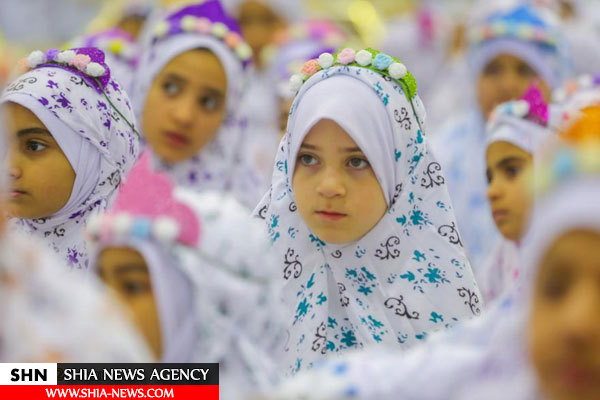 جشن تکلیف دختران در حرم امام علی(ع)