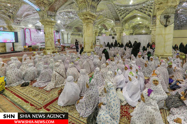 جشن تکلیف دختران در حرم امام علی(ع)