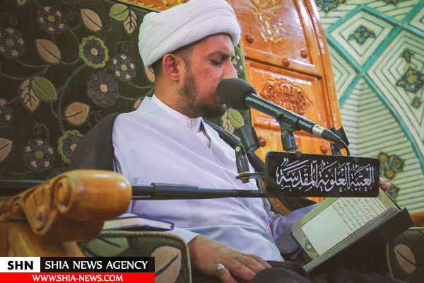 مراسم معنوی قرائت دعای توسل در حرم امام علی(ع)