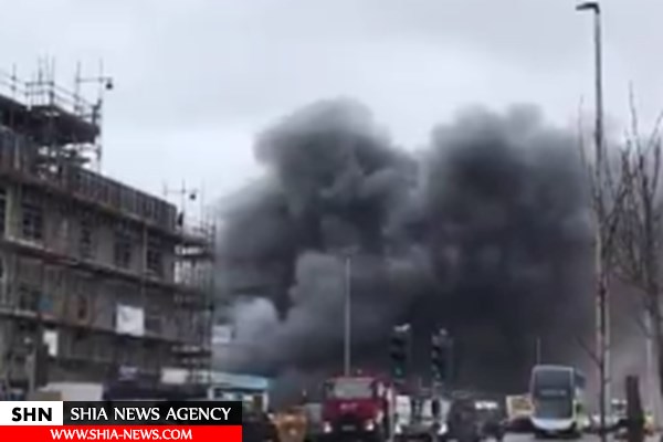 وقوع آتش‌سوزی و انفجار در انگلیس