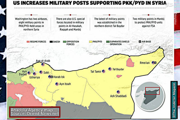 پنتاگون نیروهایش در سوریه را سی‌برابر می‌کند
