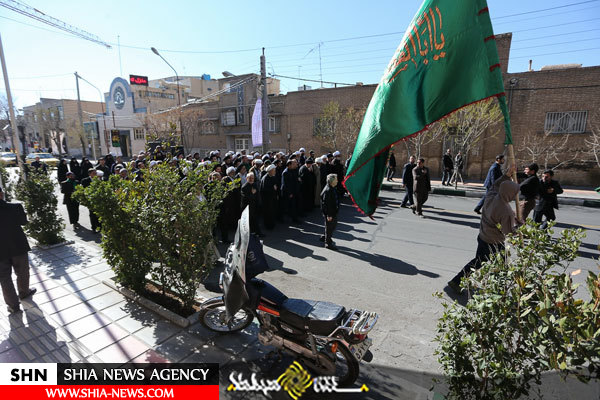 دسته عزاداری با حضور حجت الاسلام والمسلمین شهرستانی