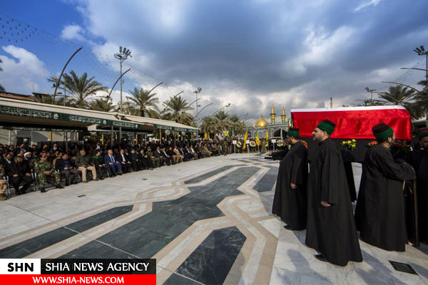 تصاویر تشییع پیکر شهدای مبارزه با داعش در کربلای معلی