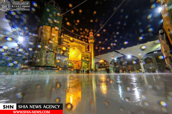 تصاویر زیبا از بارش باران در حرم مطهر امیرالمؤمنین(ع) تصاویر زیبا از بارش باران در حرم مطهر امیرالمؤمنین(ع)
