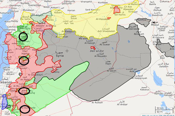 جزئیات کامل طرح روسیه برای ایجاد 4 منطقه کاهش تنش در سوریه