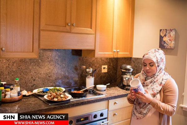 آشپز مسلمان آمریکایی همسایگانش را به شام دعوت می کند + تصاویر