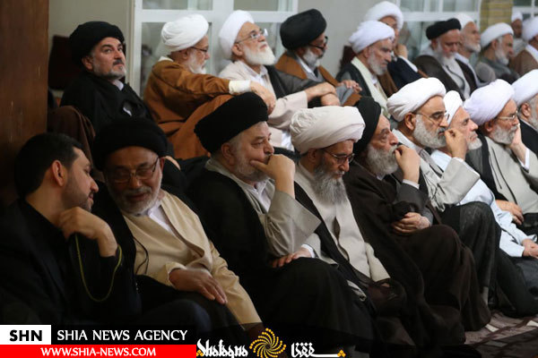 تصاویر مراسم عزاداری بیت آیت الله سیستانی در سالروز شهادت امام موسی کاظم(ع)
