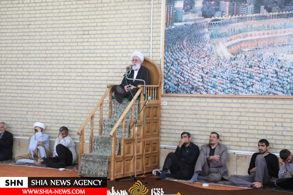 تصاویر مراسم عزاداری بیت آیت الله سیستانی در سالروز شهادت امام موسی کاظم(ع)