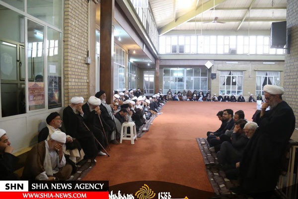 تصاویر مراسم عزاداری بیت آیت الله سیستانی در سالروز شهادت امام موسی کاظم(ع)