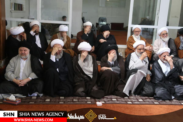 تصاویر مراسم عزاداری بیت آیت الله سیستانی در سالروز شهادت امام موسی کاظم(ع)
