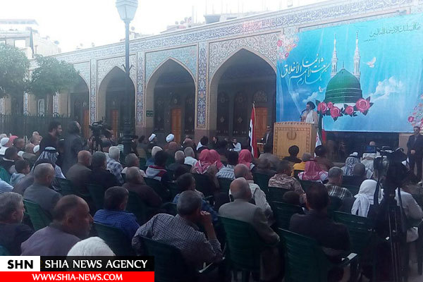 جشن مبعث پیامبر اکرم (ص) در حرم حضرت زینب (س) + تصاویر