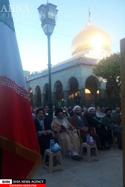 جشن مبعث پیامبر اکرم (ص) در حرم حضرت زینب (س) + تصاویر