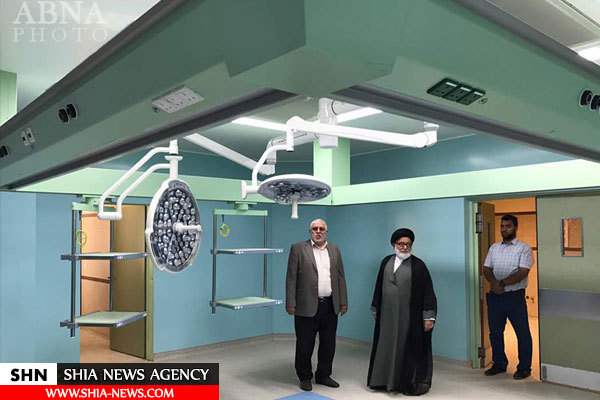 تصاویر بازدید نماینده آیت الله سیستانی از بیمارستان امیرالمؤمنین(ع)