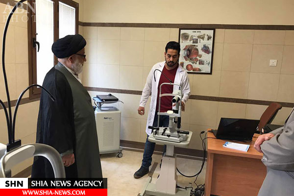 تصاویر بازدید نماینده آیت الله سیستانی از بیمارستان امیرالمؤمنین(ع)