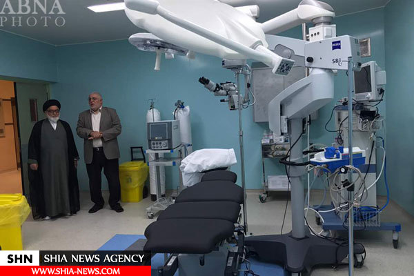 تصاویر بازدید نماینده آیت الله سیستانی از بیمارستان امیرالمؤمنین(ع)
