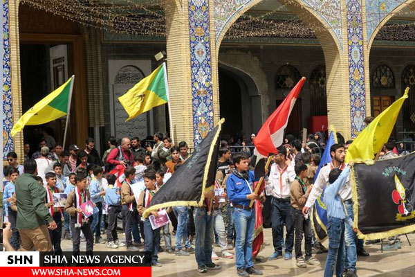 تشییع شهدای فوعه و کفریا در حرم حضرت زینب(س)