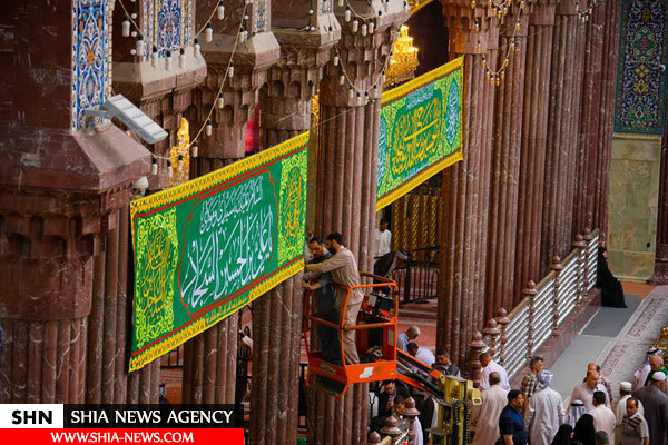 تصاویرحرم امام حسین(ع) برای اعیاد شعبانیه آماده شد