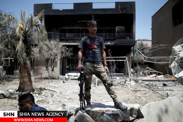 تصاویری از خط مقدم نبرد با تکفیری ها در موصل