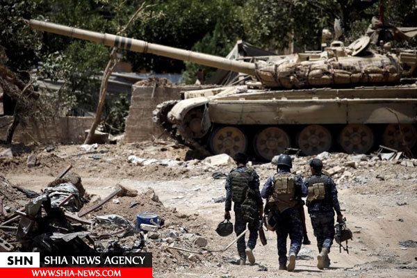 تصاویری از خط مقدم نبرد با تکفیری ها در موصل