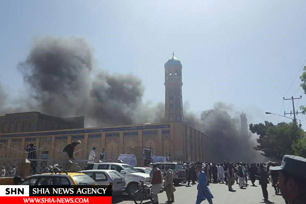 انفجار مقابل مسجد جامع هرات+ تصاویر