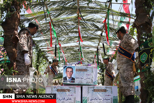 تصاویر تشییع پیکر شهدای حادثه تروریستی تهران