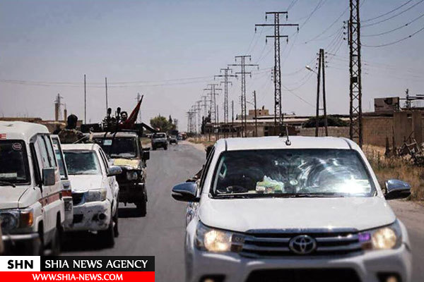 تصاویر استقرار رزمندگان نُجَباء در نوار مرزی عراق و سوریه