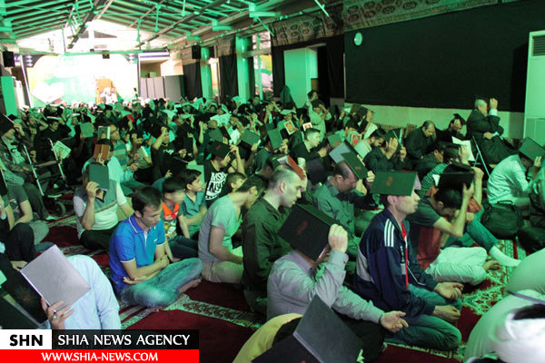 تصاویر مراسم احیای شب قدر در قلب اروپا