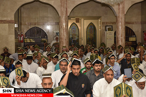 مراسم احیای شب بیست و سوم ماه رمضان همراه با شیعیان قطیف عربستان+ تصاویر