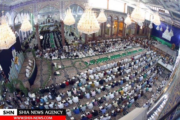 ختم قرآن رمضانیه در حرم حسينی+ تصاویر