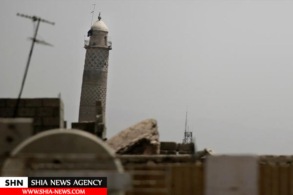 تصاویر رویترز از انفجار مسجد جامع موصل توسط داعش