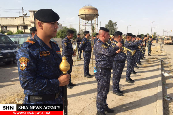 تصاویر رژه نیروهای پلیس اتحادیه عراق در موصل