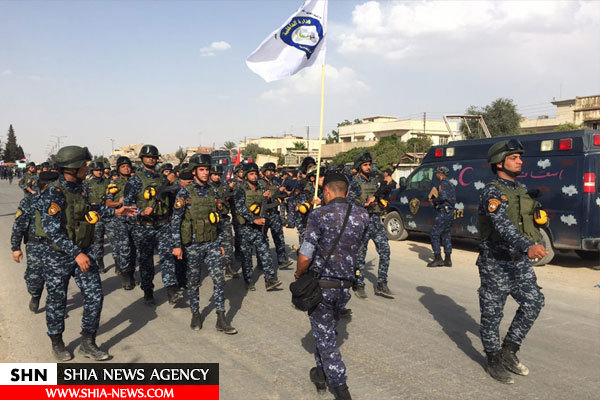 تصاویر رژه نیروهای پلیس اتحادیه عراق در موصل